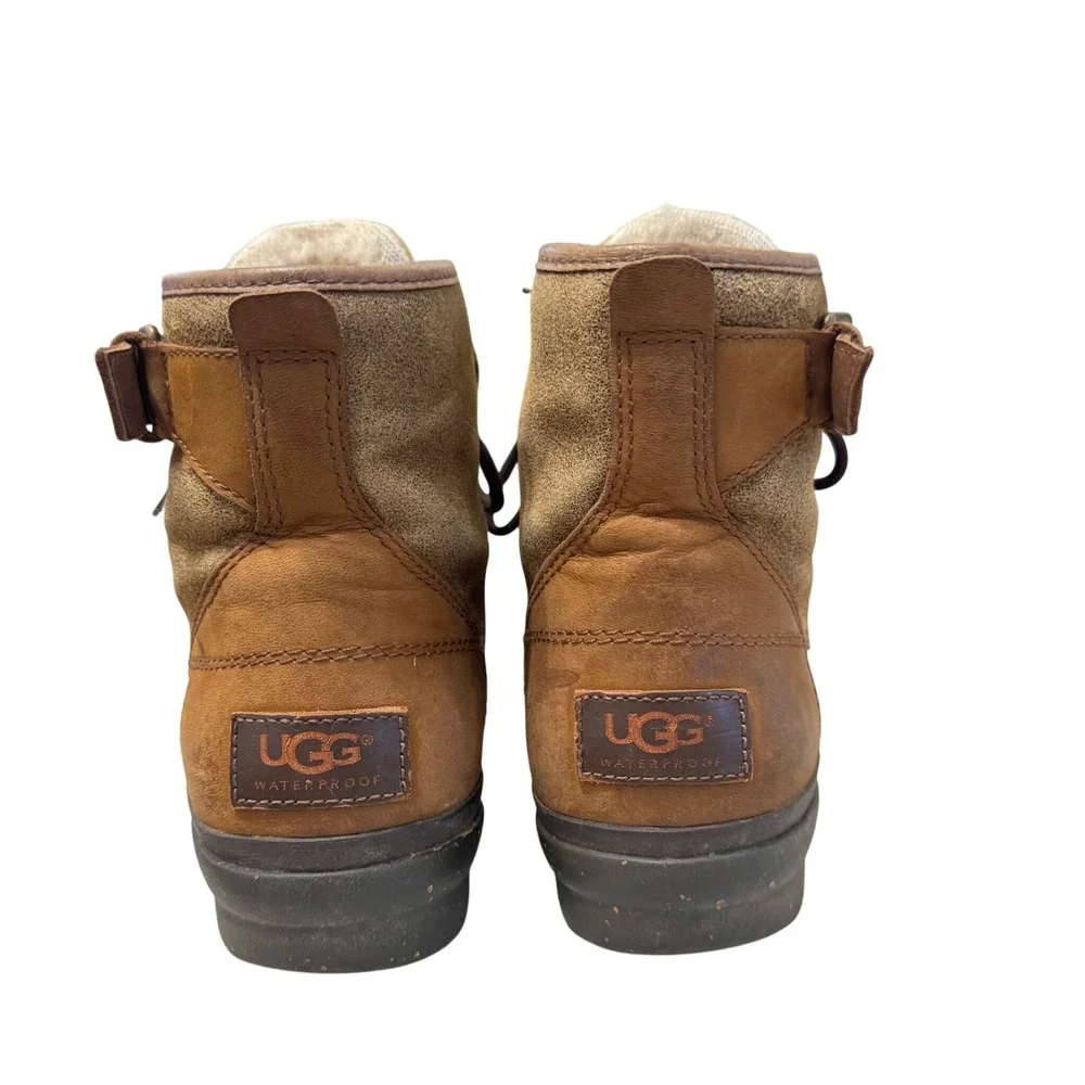 UGG Cecile Waterproof Duck Ankle Boots Lace Up Buckle Fur‎ Lined Women's Size
7 - Picture 7 of 11